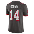 Friene TB.Buccaneers #14 Chris Godwin Jr. Player Pewter Vapor Limited Football Jerseys