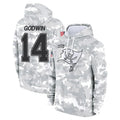 Friene TB.Buccaneers #14 Chris Godwin Jr. Player Salute to Service Hoodies Stitched Jerseys