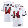 Friene TB.Buccaneers #14 Chris Godwin Jr. Player White 50th Anniversary Game Stitched Jerseys