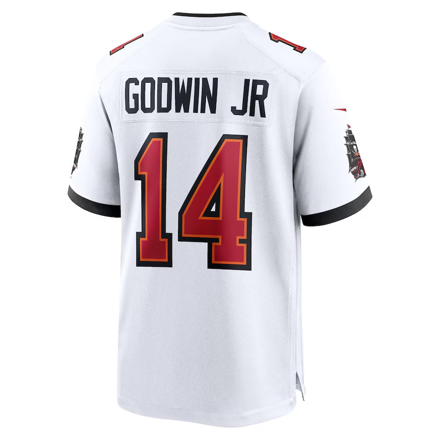 Friene TB.Buccaneers #14 Chris Godwin Jr. Player White Game Home Football Jerseys