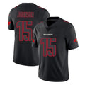 Friene TB.Buccaneers #15 Tez Johnson Player Black Impact Limited Home Game Stitched Jerseys