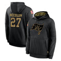 Friene TB.Buccaneers #27 Zyon McCollum Player Black Salute to Service Sideline Performance Pullover Hoodies Home Game Stitched Jerseys