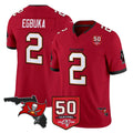 Friene TB.Buccaneers #2 Emeka Egbuka Player Red Limited 2026 Season Vapor F.U.S.E. Home Game Stitched Jerseys