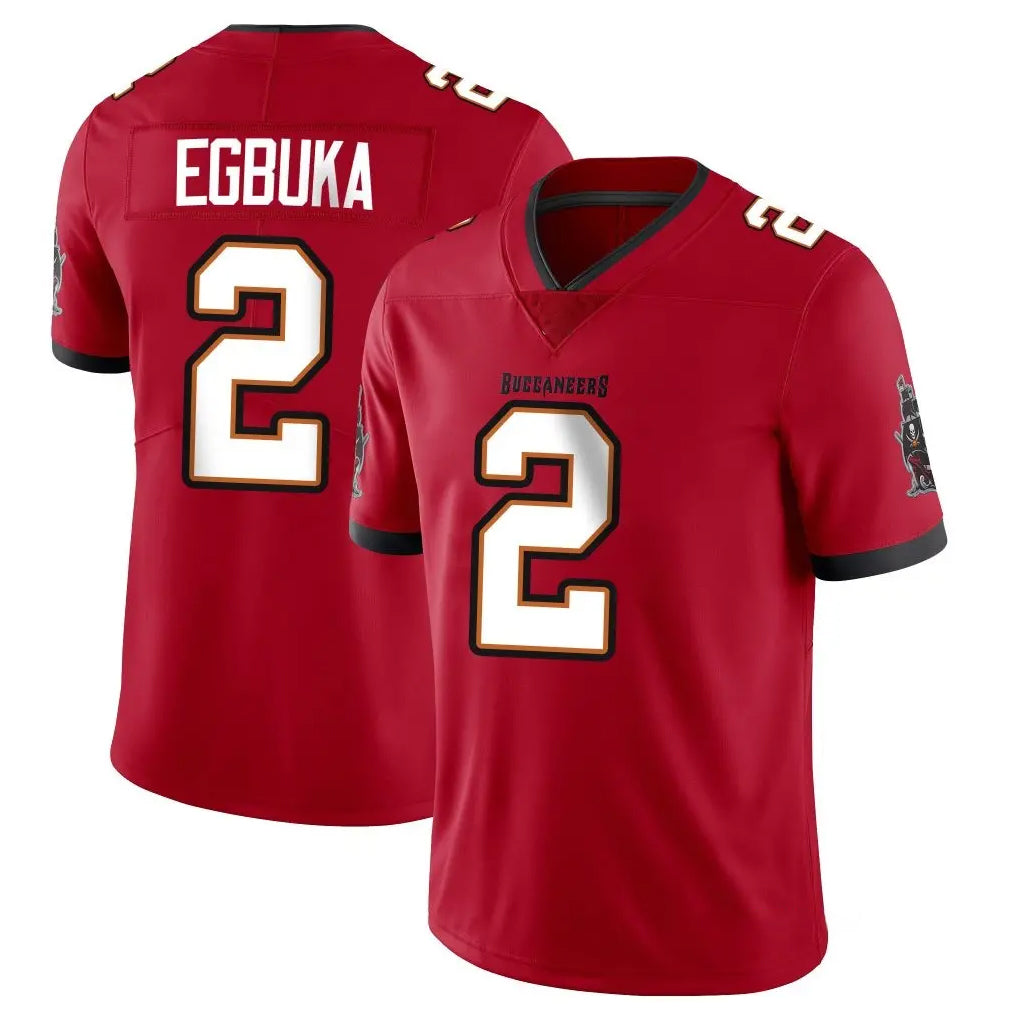 Friene TB.Buccaneers #2 Emeka Egbuka Player Red Limited Vapor Home Game Stitched Jerseys