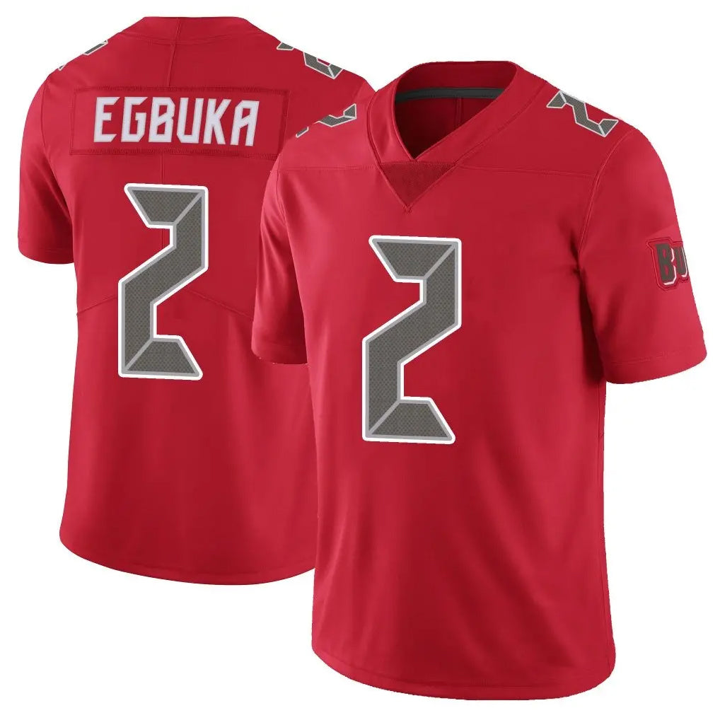Friene TB.Buccaneers #2 Emeka Egbuka Player Red Vapor Limited Football Jerseys