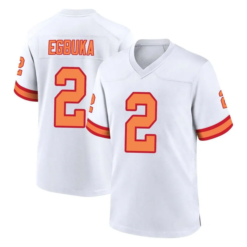 Friene TB.Buccaneers #2 Emeka Egbuka Player White '76 Home Game Stitched Jerseys