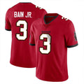 Friene TB.Buccaneers #3 Rueben Bain Jr. Player Red Limited Vapor F.U.S.E. Home Game Stitched Jerseys