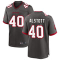 Friene TB.Buccaneers #40 Mike Alstott Player Pewter Game Stitched Jerseys