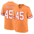 Friene TB.Buccaneers #45 Josiah Trotte Player Orange Throwback Home Game Stitched Jerseys