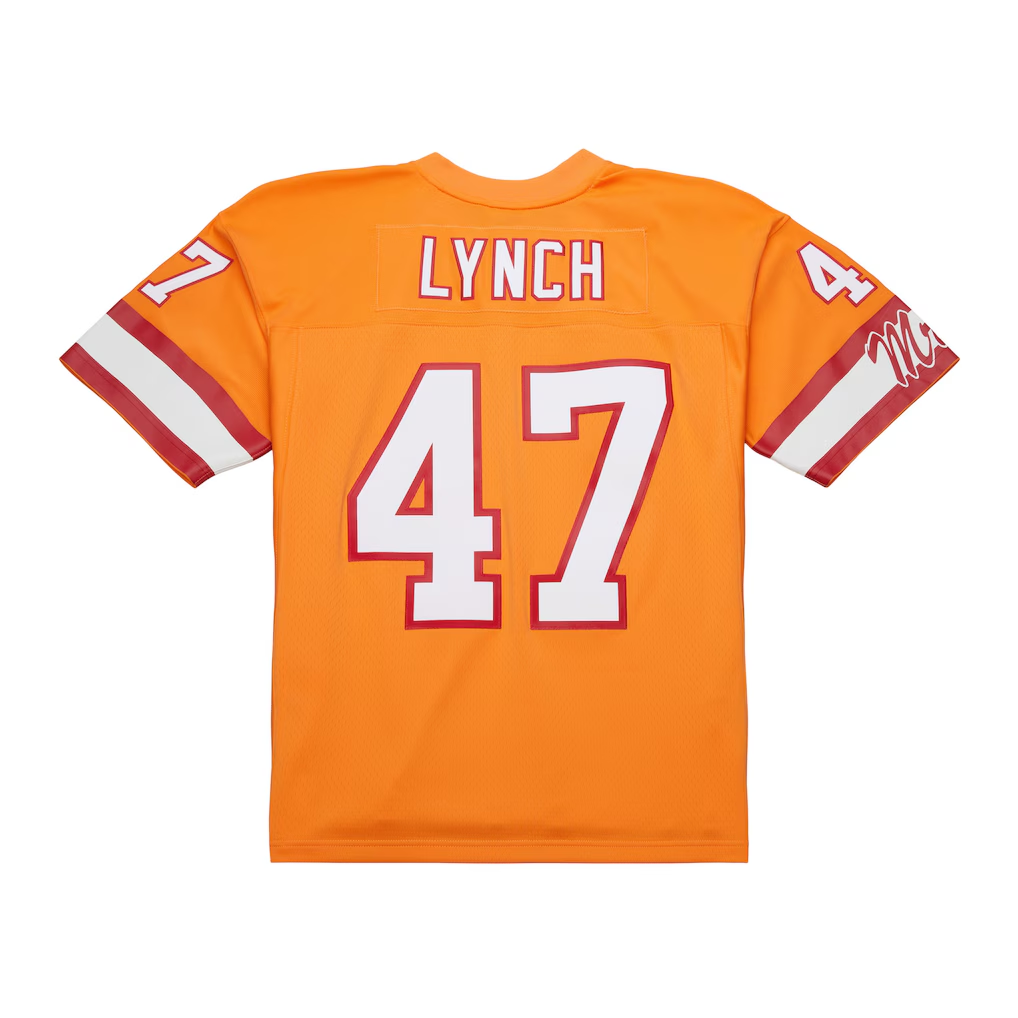 Friene TB.Buccaneers #47 John Lynch Mitchell & Ness Orange 1993 Legacy Replica Puhic Stitched Jerseys