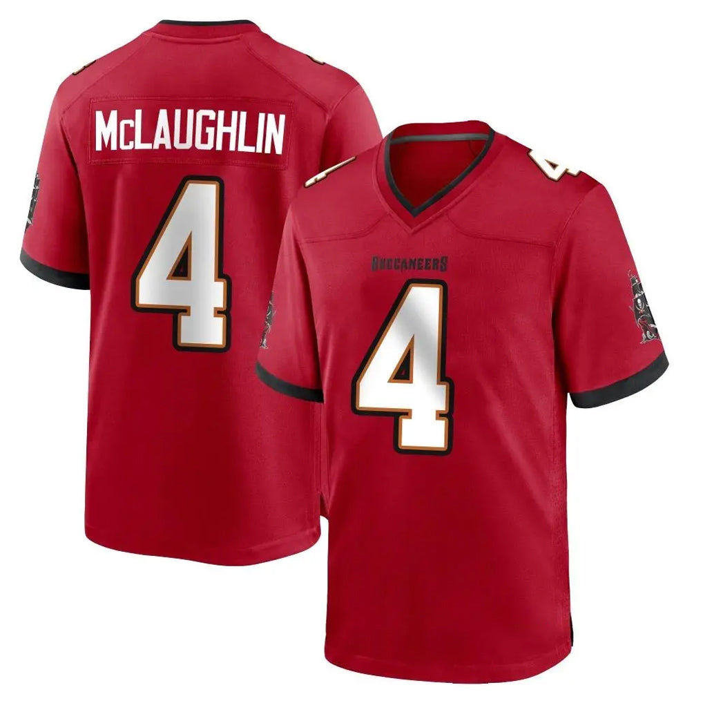 Friene TB.Buccaneers #4 Chase McLaughlin Player Red Home Game Stitched Jerseys