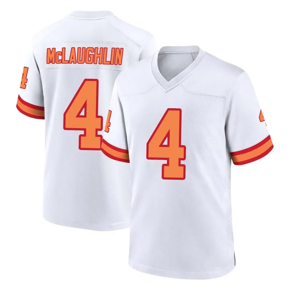 Friene TB.Buccaneers #4 Chase McLaughlin Player White '76 Home Game Stitched Jerseys