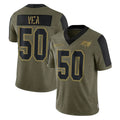 Friene TB.Buccaneers #50 Vita Vea Player Olive Salute To Service Football Jerseys