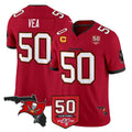 Friene TB.Buccaneers #50 Vita Vea Player Red Limited 2026 Season Vapor F.U.S.E. Home Game Stitched Jerseys