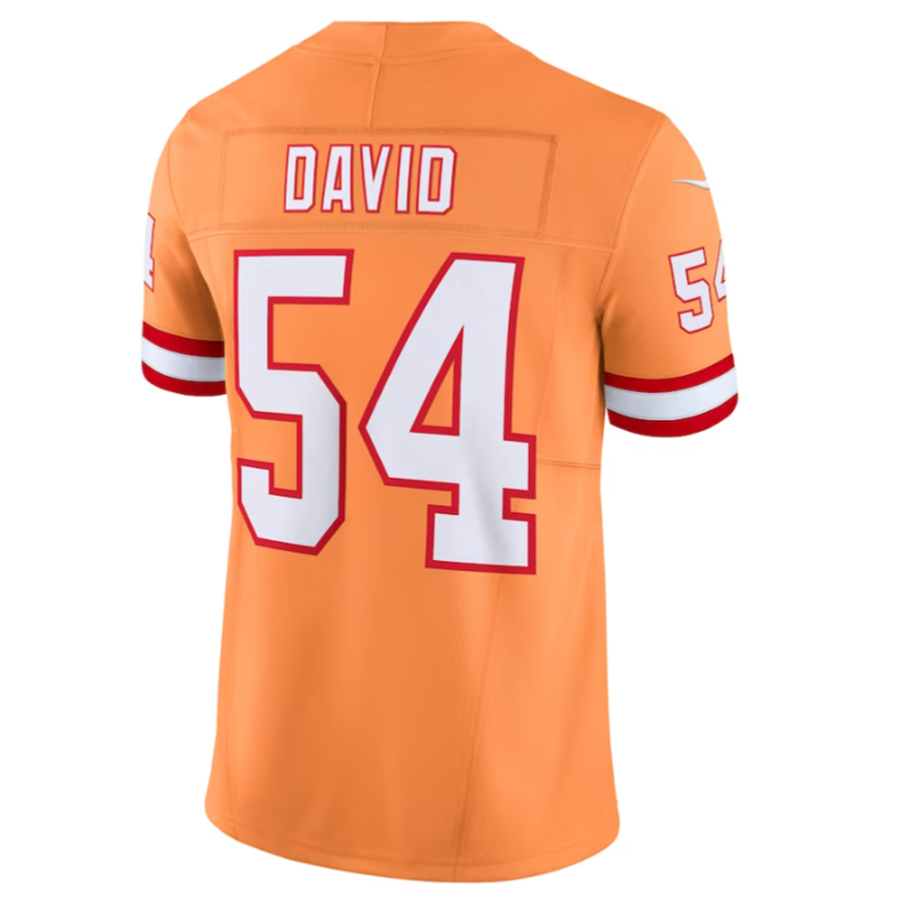 Friene TB.Buccaneers #54 Lavonte David Orange Vapor F.U.S.E. Limited Jersey American Stitched Football Jerseys-1