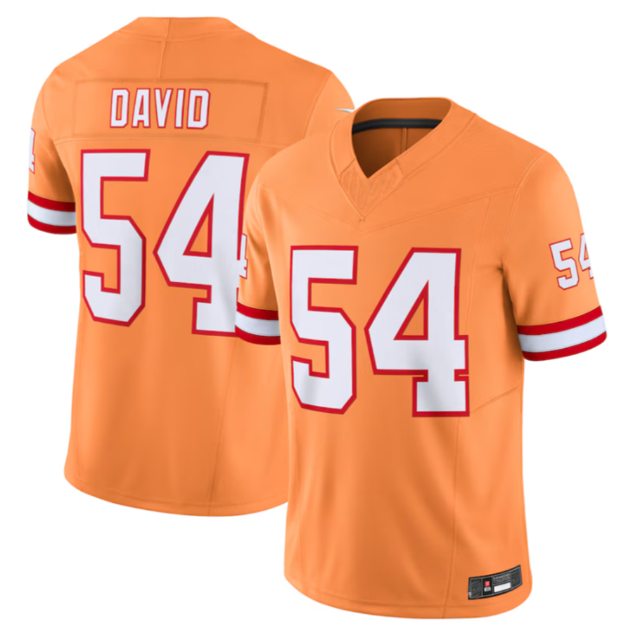 Friene TB.Buccaneers #54 Lavonte David Orange Vapor F.U.S.E. Limited Jersey American Stitched Football Jerseys