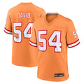 Friene TB.Buccaneers #54 Lavonte David Player Orange Throwback Game Football Jerseys