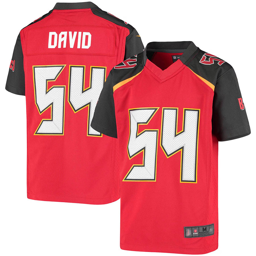 Friene TB.Buccaneers #54 Lavonte David Player Red Replica Game Football Jerseys