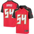 Friene TB.Buccaneers #54 Lavonte David Player Red Replica Game Football Jerseys
