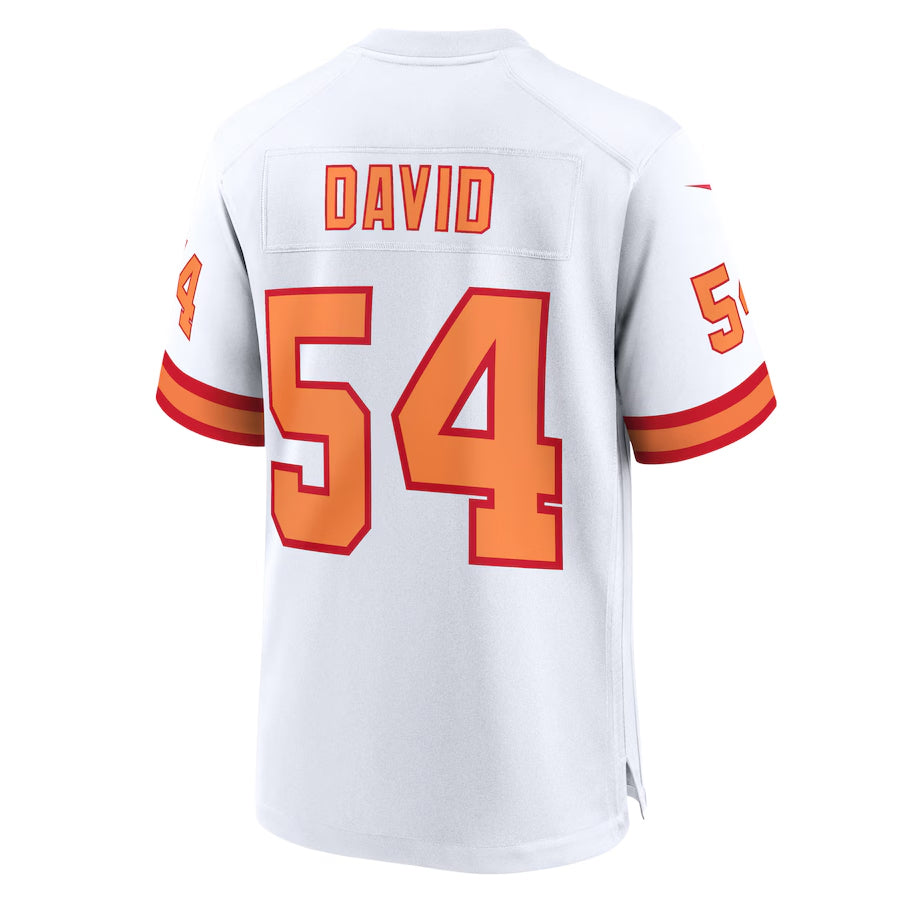 Friene TB.Buccaneers #54 Lavonte David Player White Home Game Football Jerseys