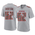 Friene TB.Buccaneers #62 Graham Barton Player Gray Atmosphere Fashion Home Game Stitched Jerseys