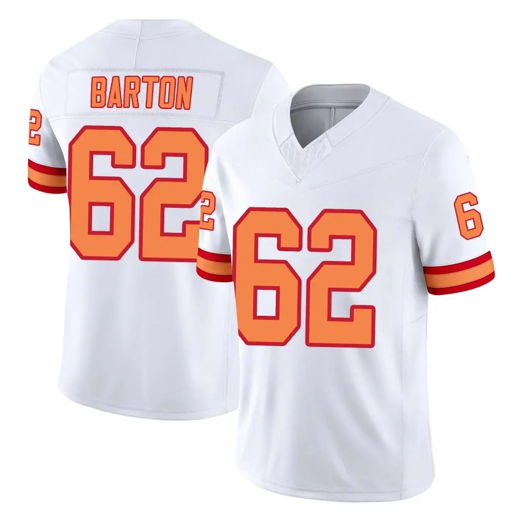 Friene TB.Buccaneers #62 Graham Barton Player White Limited '76 Vapor F.U.S.E. Home Game Stitched Jerseys