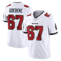 Friene TB.Buccaneers #67 Luke Goedeke Player White Limited Vapor Untouchable Home Game Stitched Jerseys