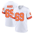Friene TB.Buccaneers #69 Cody Mauch Player White '76 Home Game Stitched Jerseys