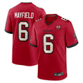 Friene TB.Buccaneers #6 Baker Mayfield Player Red 50th Anniversary Game Football Jerseys
