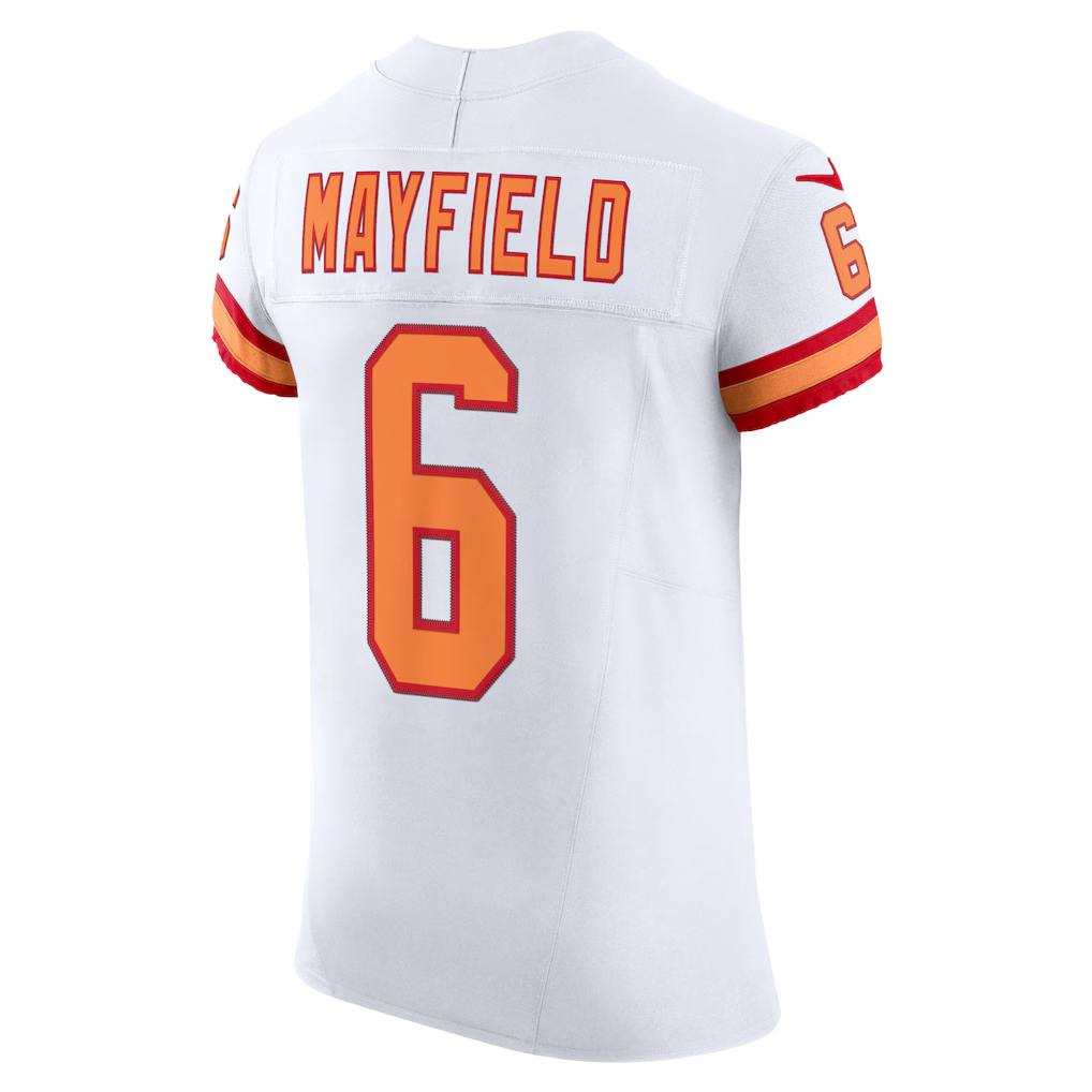 Friene TB.Buccaneers #6 Baker Mayfield White The '76 Jersey Vapor F.U.S.E. Elite Stitched Jerseys