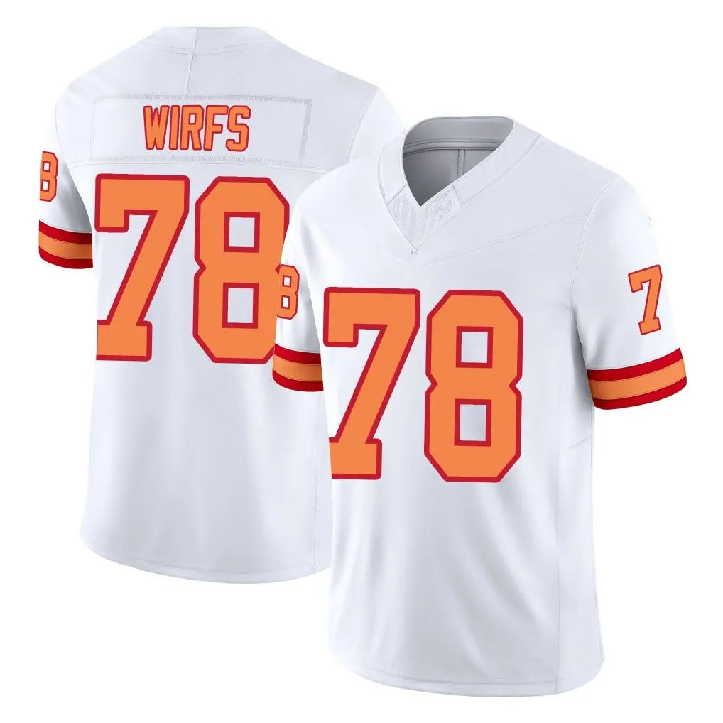 Friene TB.Buccaneers #78 Tristan Wirfs Player White Limited '76 Vapor F.U.S.E. Home Game Stitched Jerseys