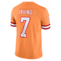 Friene TB.Buccaneers #7 Bucky Irving Orange Alternate 2 Throwback Vapor F.U.S.E. Limited Puhic Game Stitched Jerseys