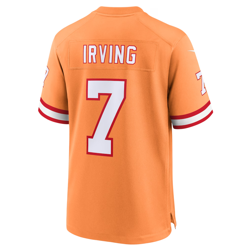 Friene TB.Buccaneers #7 Bucky Irving Orange Alternate Game Stitched Jerseys