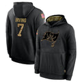 Friene TB.Buccaneers #7 Bucky Irving Player Black Salute to Service Hoodies Stitched Jerseys
