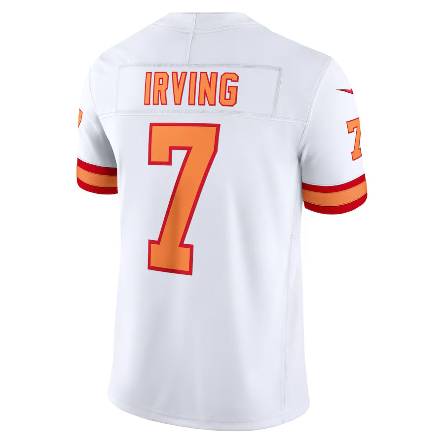 Friene TB.Buccaneers #7 Bucky Irving Player White Vapor F.U.S.E. Limited Football Jerseys