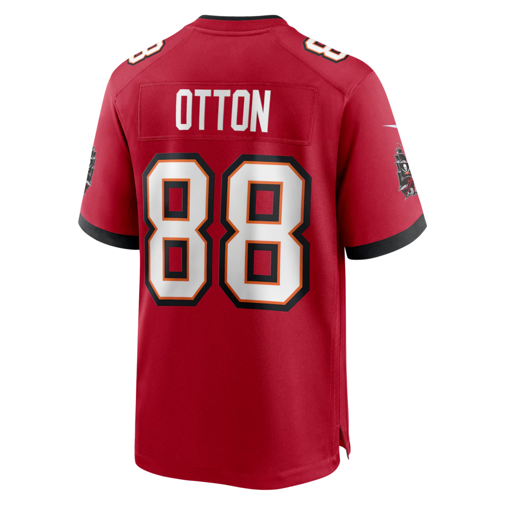 Friene TB.Buccaneers #88 Cade Otton Red Game Player Stitched Jerseys