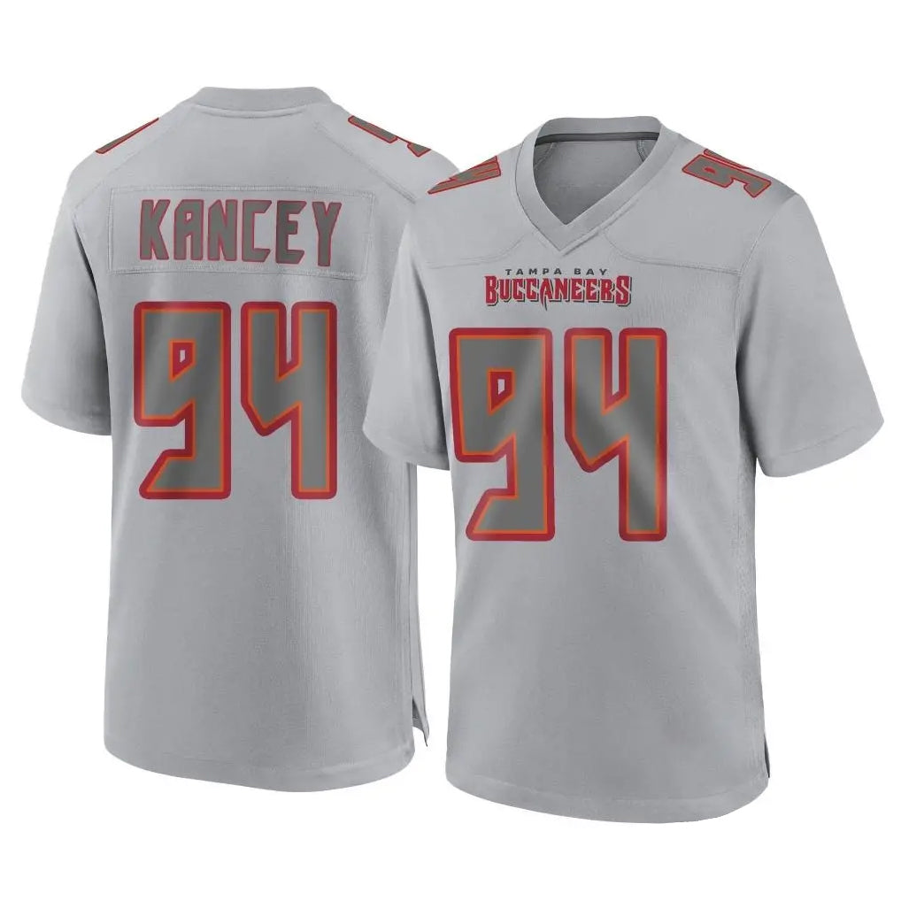 Friene TB.Buccaneers #94 Calijah Kancey Player Gray Atmosphere Fashion Home Game Stitched Jerseys