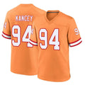 Friene TB.Buccaneers #94 Calijah Kancey Player Orange Throwback Home Game Stitched Jerseys
