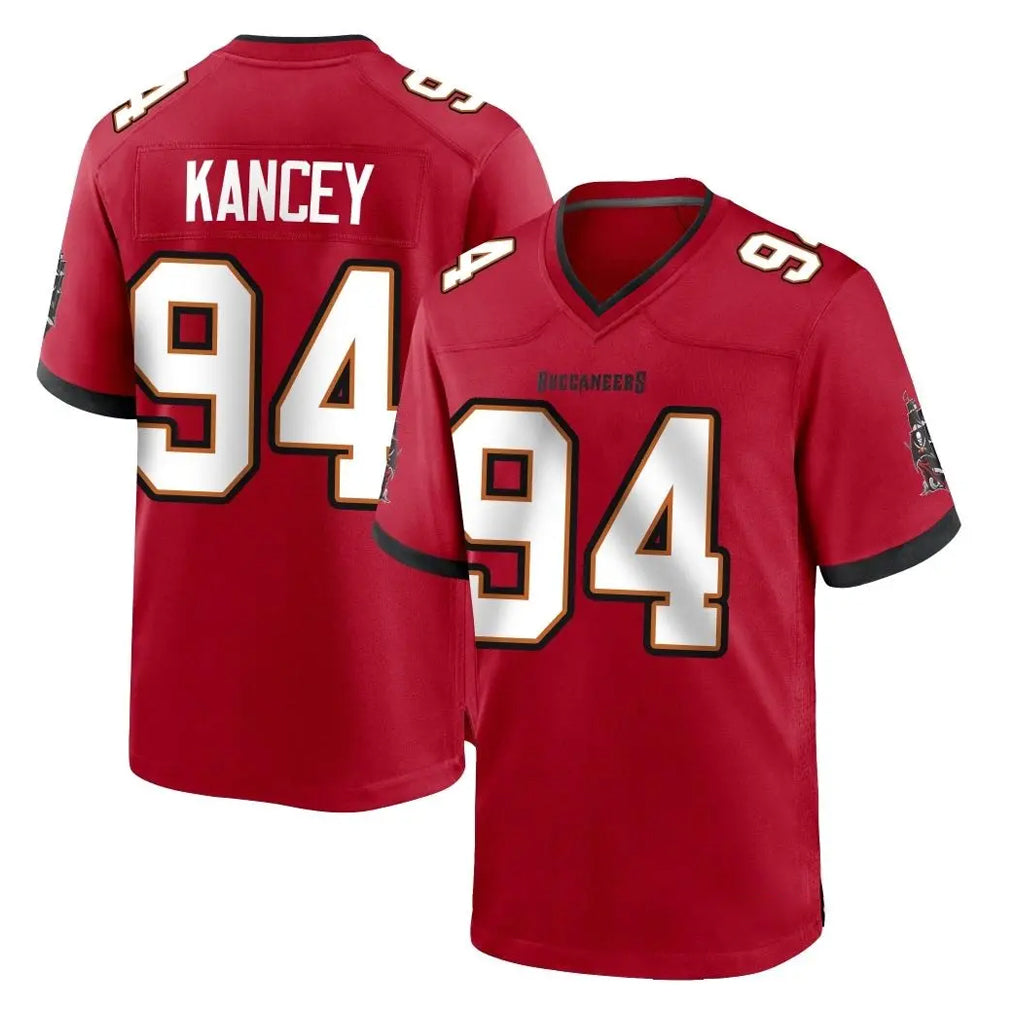 Friene TB.Buccaneers #94 Calijah Kancey Player Red Home Game Stitched Jerseys