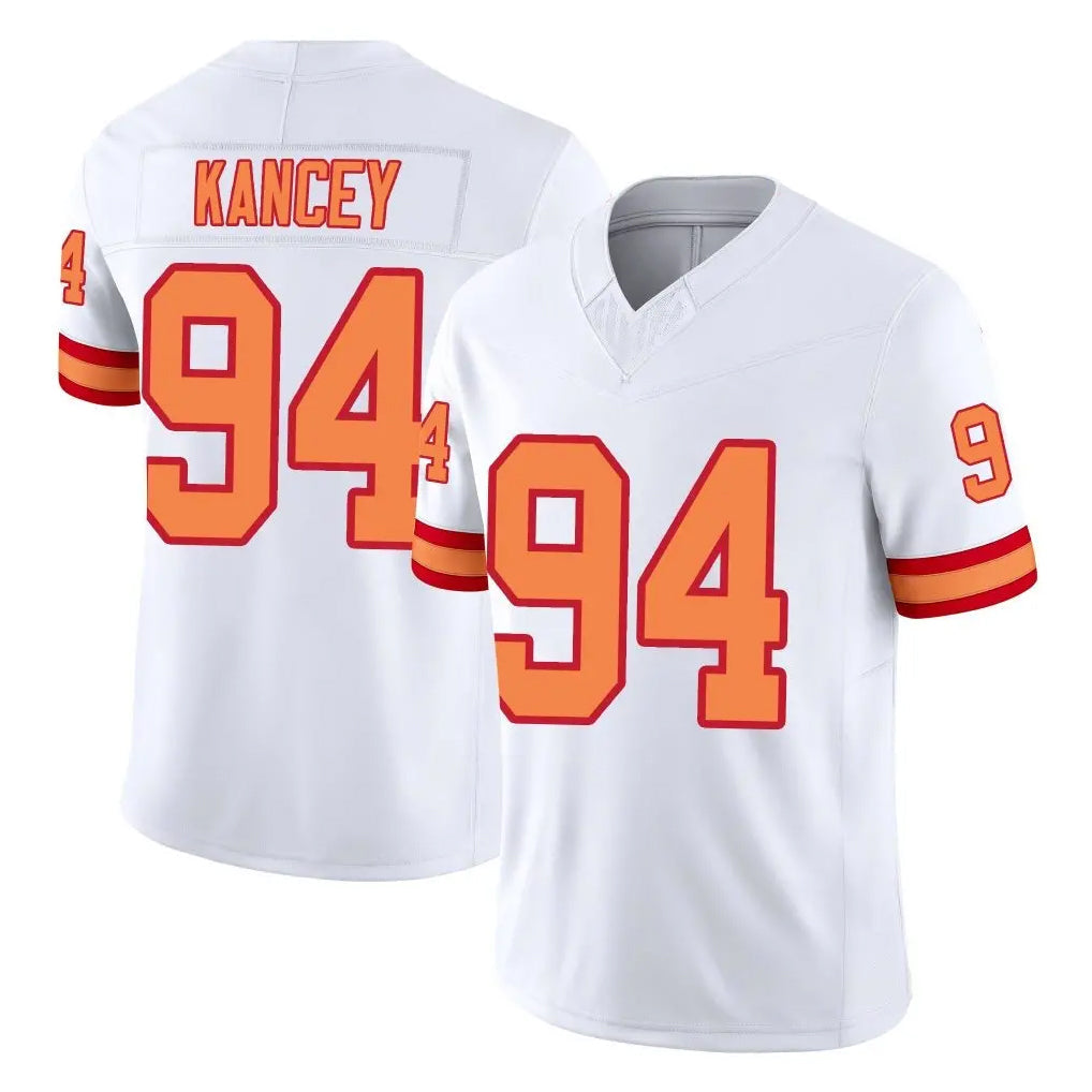 Friene TB.Buccaneers #94 Calijah Kancey Player White Limited '76 Vapor F.U.S.E. Home Game Stitched Jerseys