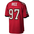 Friene TB.Buccaneers #97 Simeon Rice Mitchell & Ness Red Legacy Replica Puhic Stitched Jerseys