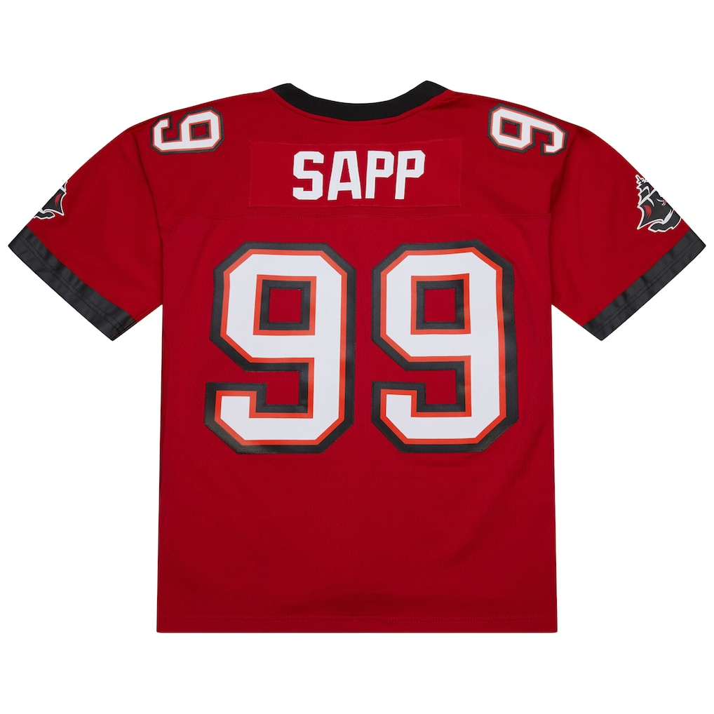 Friene TB.Buccaneers #99 Warren Sapp Mitchell & Ness Red 2002 Legacy Replica Jersey Puhic Game Stitched Jerseys