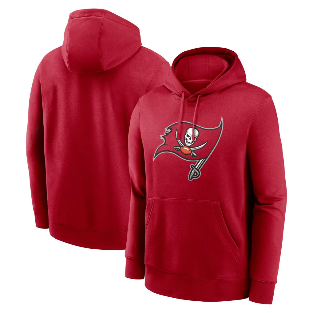 Friene TB.Buccaneers ## Buccaneers Blank Player Red LOGO Pullover Hoodie Home Game Stitched Jerseys