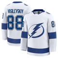 Friene TB.Lightning #88 Andrei Vasilevskiy White Away Premium Jerseys