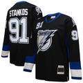 Friene TB.Lightning #91 Steven Stamkos Mitchell & Ness Black 2008?09 Power Play Jerseys