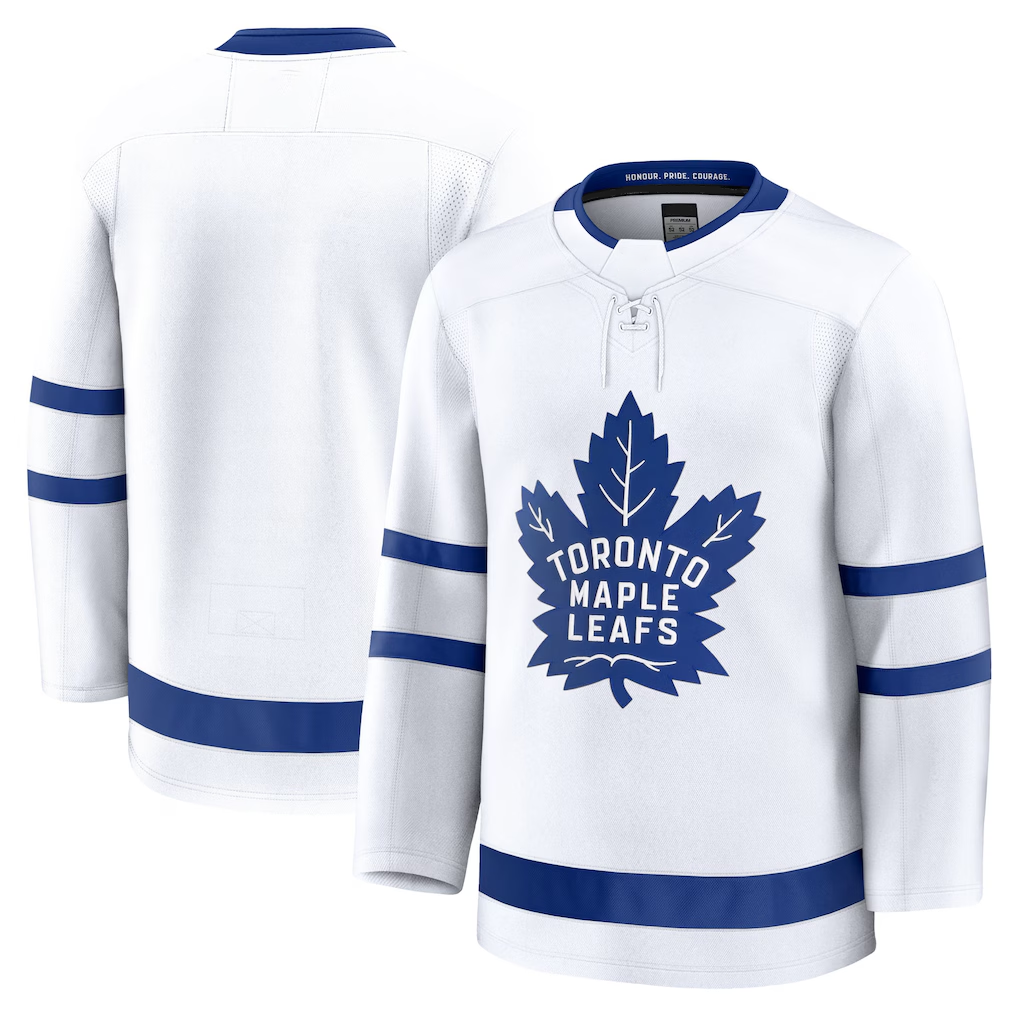 Friene TM.Leafs White Away Premium Jerseys