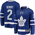 Friene TM.Leafs #2 Simon Benoit Blue Home Premier Breakaway Player Jerseys
