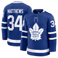 Friene TM.Leafs #34 Auston Matthews Blue Home Premium Jerseys