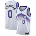 Friene U.Jazz #0 Taylor Hendricks White Swingman Stitched Jerseys - Association Edition
