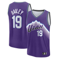 Friene U.Jazz #19 Ace Bailey Purple Fast Break Replica Stitched Jerseys- Icon Edition